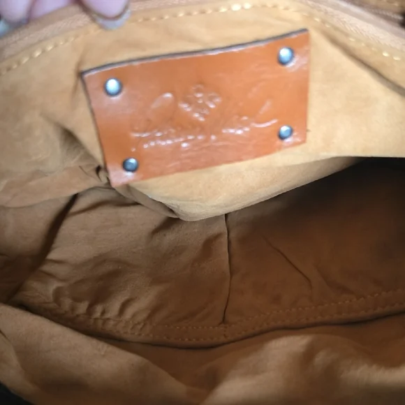 Patricia Nash Black Woven Shoulder Bag No Straps - Picture 8 of 9